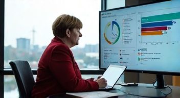 Ich bin Angela Merkel und erkenne die politischen Herausforderungen klar. (8/10)